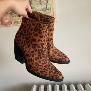 Madden girl cheetah print boots